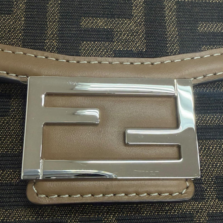 Great FENDI Shoulder Bag ZUCCA Pattern Soft Trunk 2-Way Baguette Bag