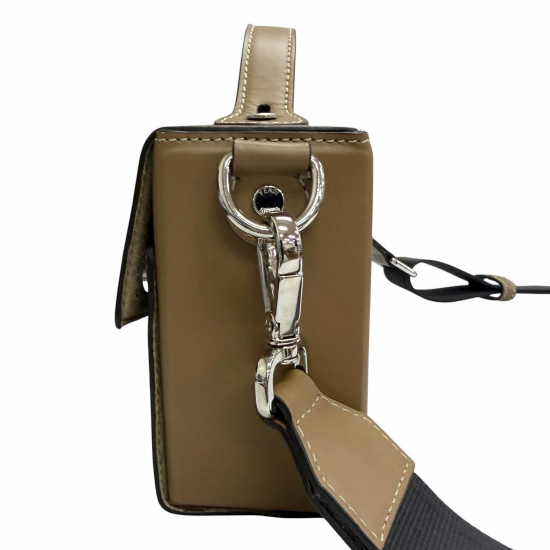 Great FENDI Shoulder Bag ZUCCA Pattern Soft Trunk 2-Way Baguette Bag
