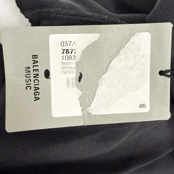 Pristine BALENCIAGA BFRND INSIDE-OUT L/S HOODED T-SHIRT