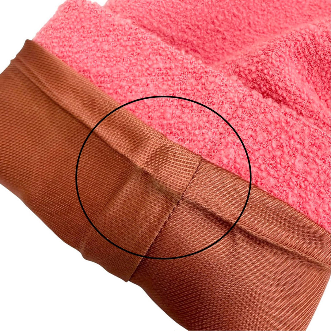 Great GUCCI Jacket Interlocking G button short tweed pink wool IT 40 619267