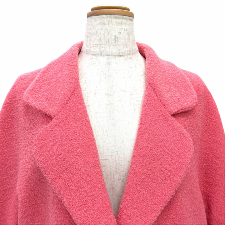 Great GUCCI Jacket Interlocking G button short tweed pink wool IT 40 619267