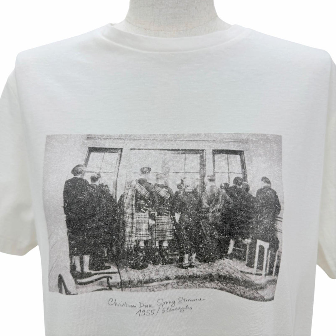 Pristine Christian Dior Short sleeve T-shirt CRUISE 2025 SCOTLAND L 513T03A4099