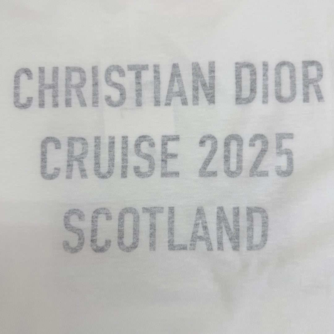 Pristine Christian Dior Short sleeve T-shirt CRUISE 2025 SCOTLAND L 513T03A4099