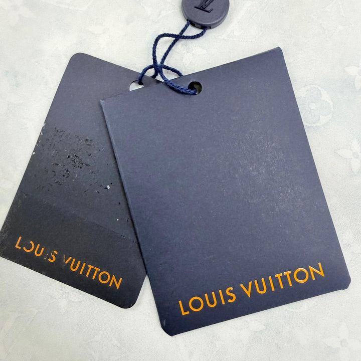 Pristine LOUIS VUITTON T-shirt Monogram Oversized Light blue silk 36