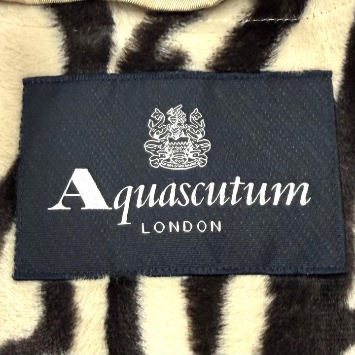 Excellent Aquascutum trench coat Belt and liner included beige cotton Women 10