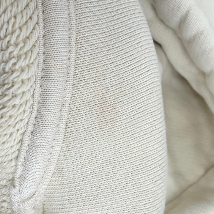 Excellent AMIRI hoodie Quad Checkerboard Hoodie beige cotton mens XS AMTOJR1171