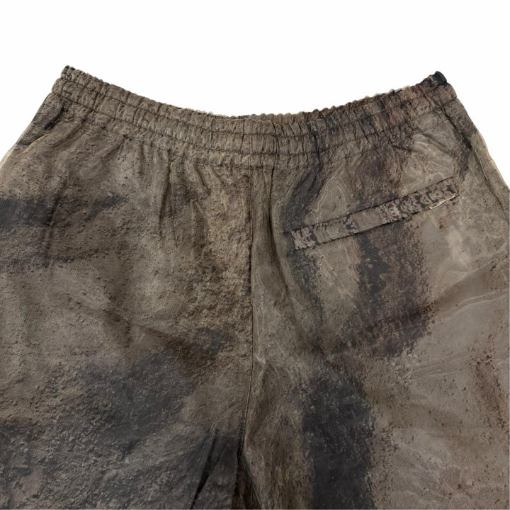 Pristine LOUIS VUITTON Shorts Printed design, sheer, docking Brown