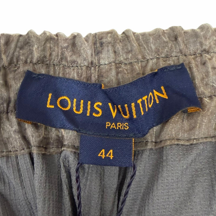 Pristine LOUIS VUITTON Shorts Printed design, sheer, docking Brown
