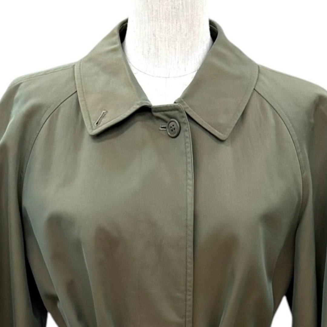 Great BURBERRY coat Belted, Nova Check Pattern Lining cotton 11 FD080-039-79