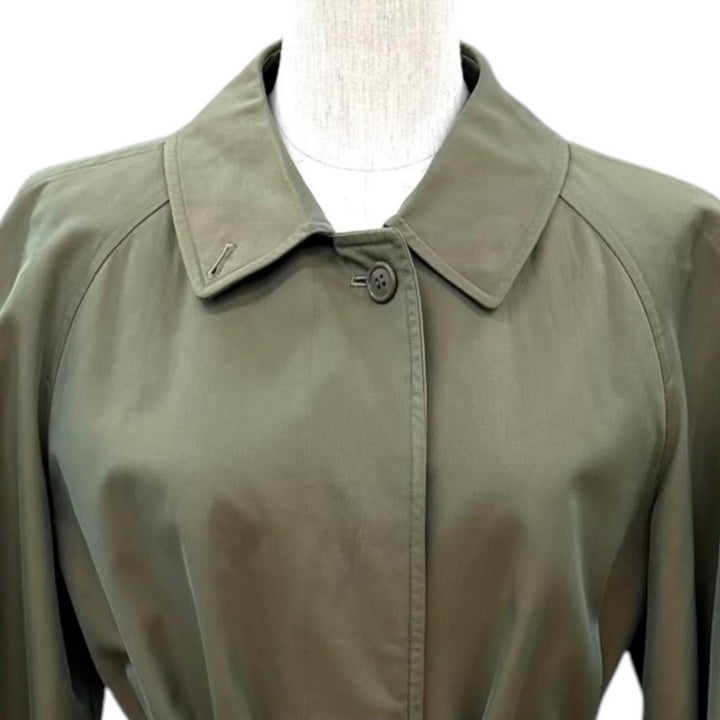 Great BURBERRY coat Belted, Nova Check Pattern Lining cotton 11 FD080-039-79
