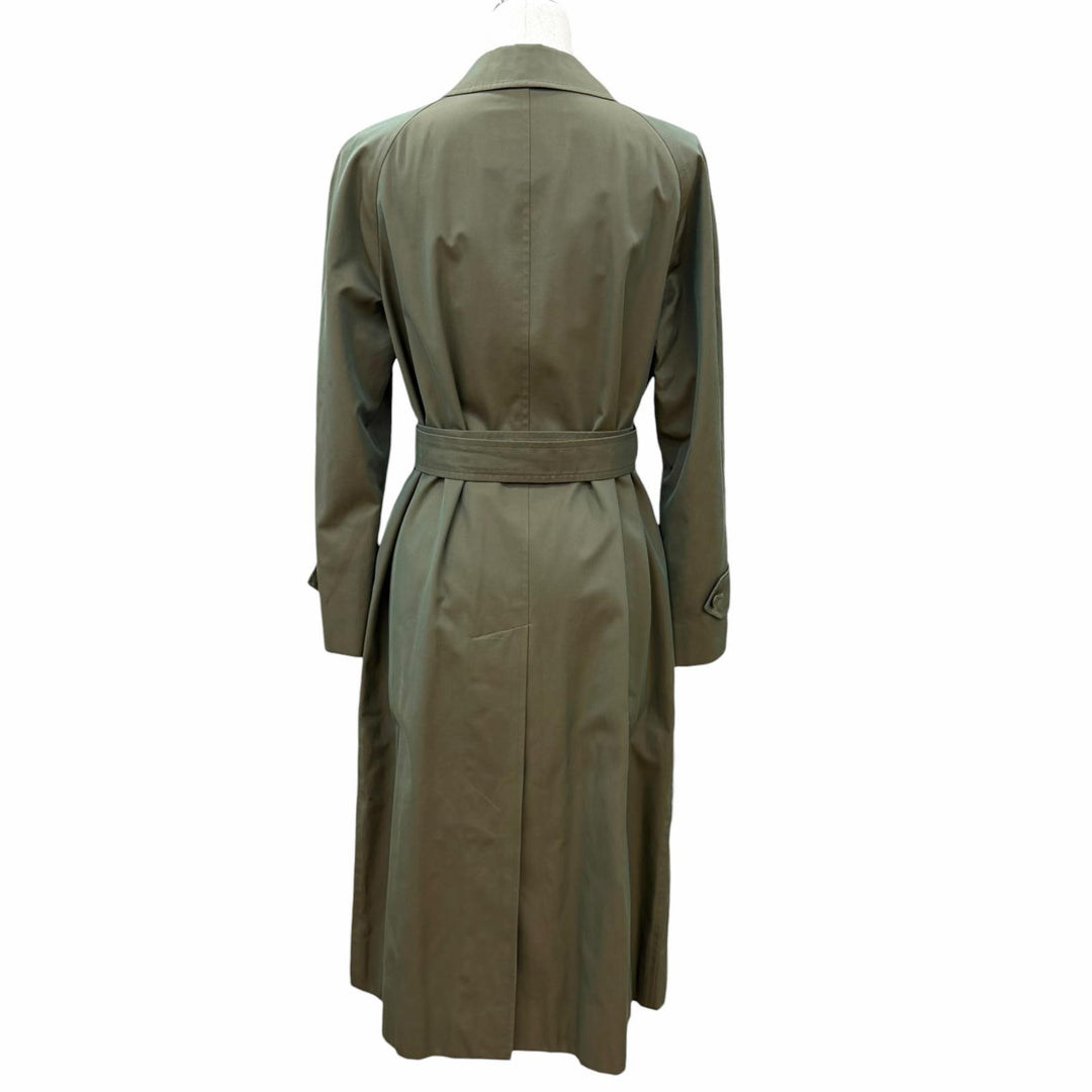 Great BURBERRY coat Belted, Nova Check Pattern Lining cotton 11 FD080-039-79