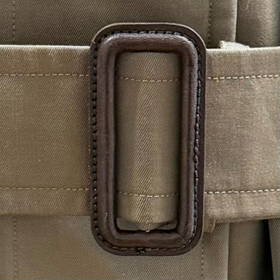 Great BURBERRY coat Belted, Nova Check Pattern Lining cotton 11 FD080-039-79
