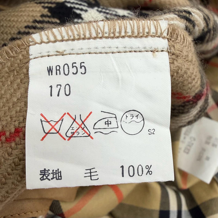 Excellent Burberrys coat Nova check pattern lining, cashmere blend liner khaki
