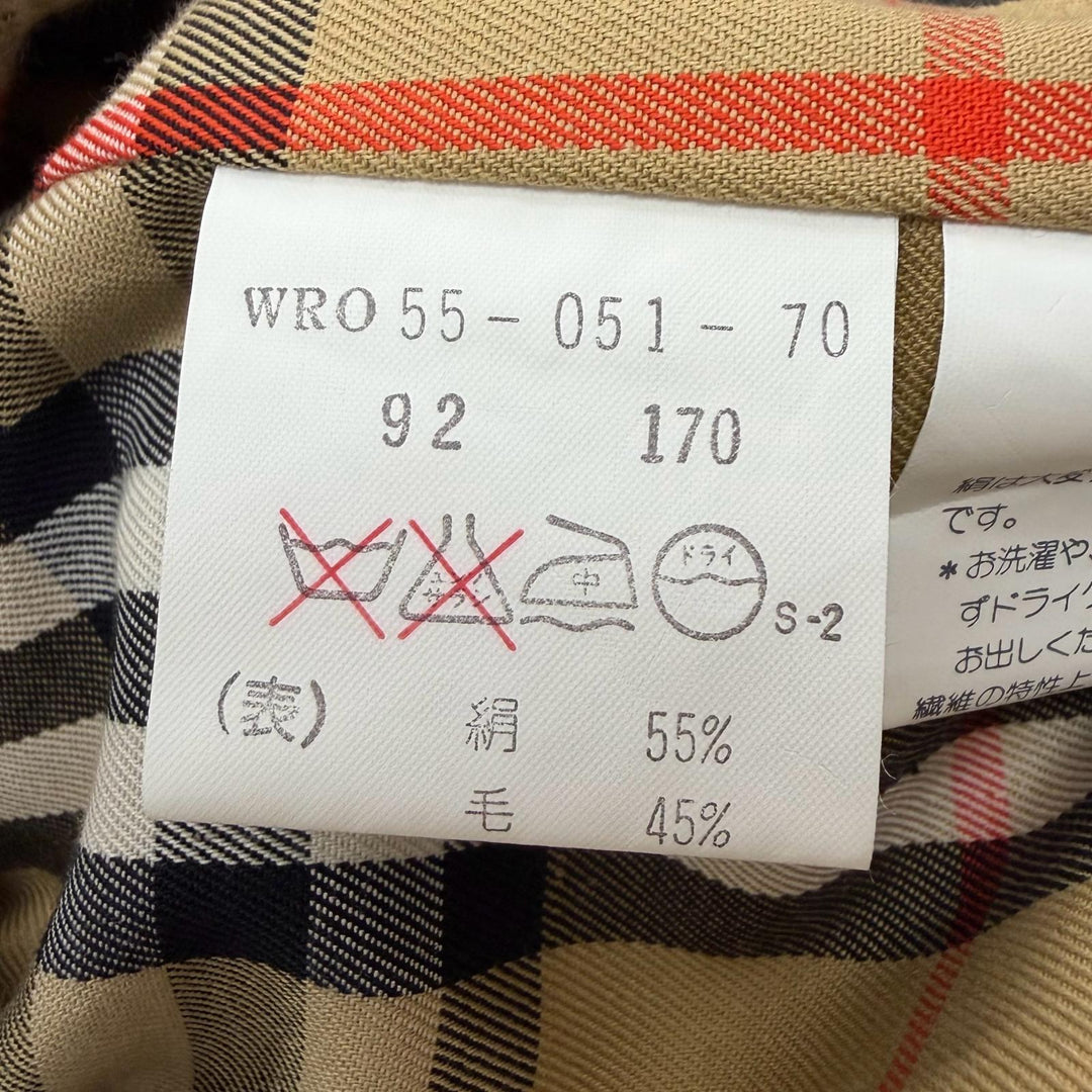 Excellent Burberrys coat Nova check pattern lining, cashmere blend liner khaki