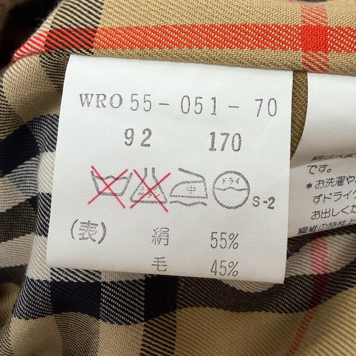 Excellent Burberrys coat Nova check pattern lining, cashmere blend liner khaki