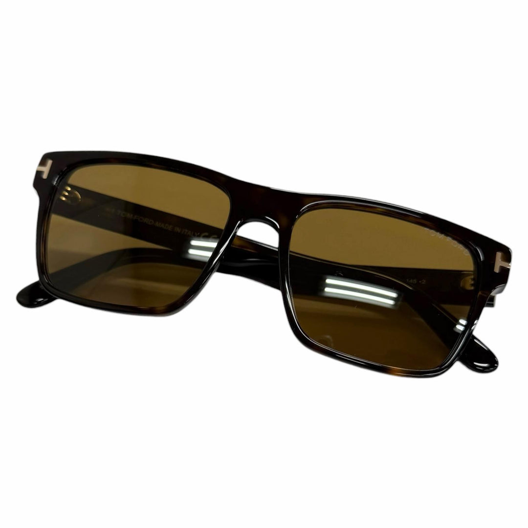Excellent TOM FORD sunglasses Calder Square-shaped tortoiseshell pattern