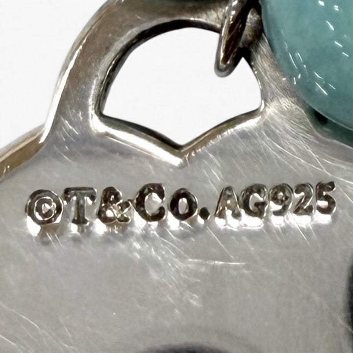Great TIFFANY&Co. bracelet Return toe bracelet blue Amazonite Women