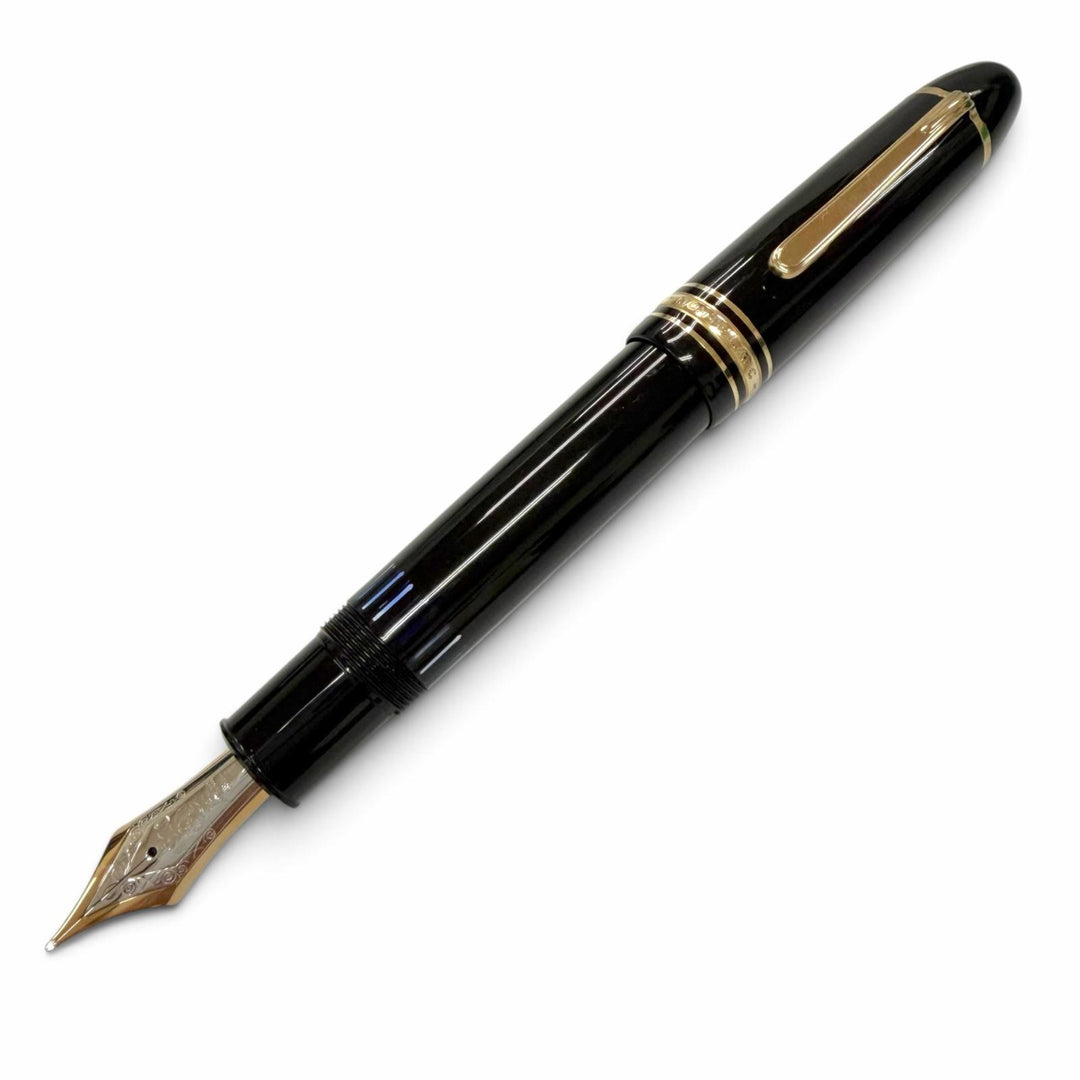 Very Good MONTBLANC fountain pen Meisterstück 149 white star 14K mens