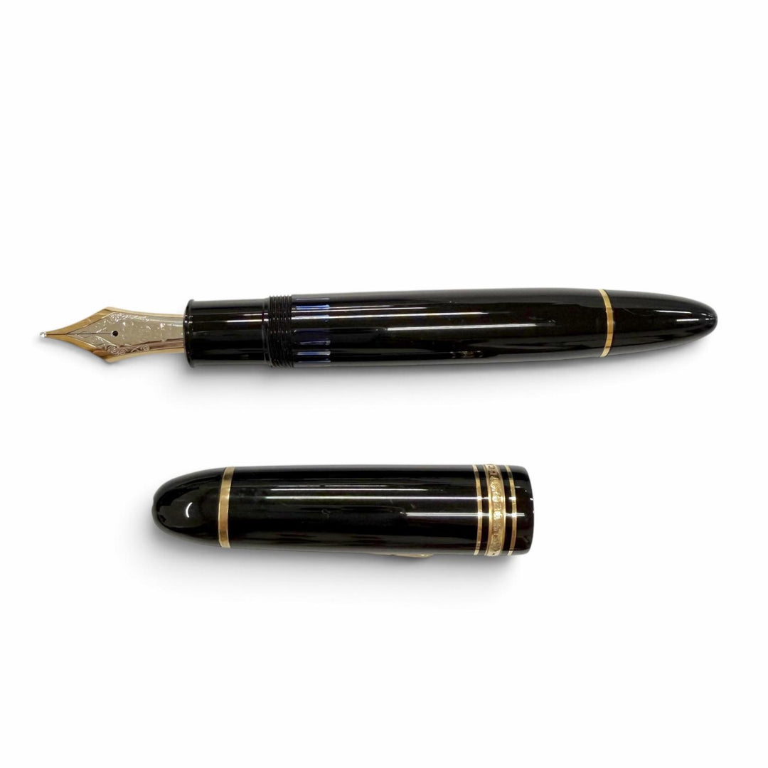 Very Good MONTBLANC fountain pen Meisterstück 149 white star 14K mens