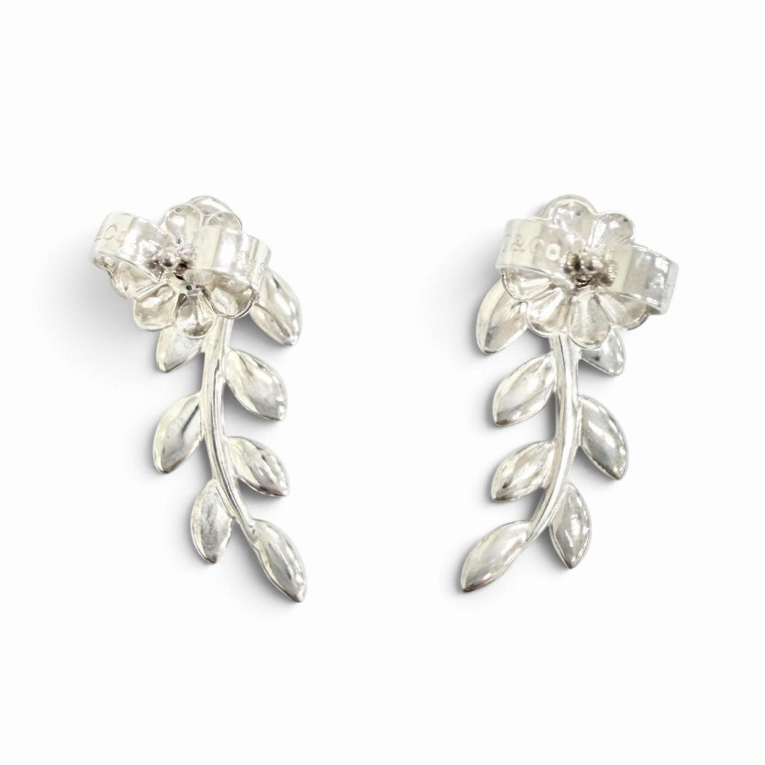 Excellent TIFFANY&Co. Pierce Olive Leaf Climber Pierce Silver 925 Women