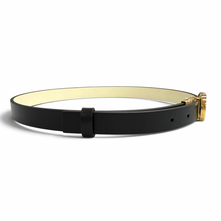 Pristine DIOR belt 30 MONTAIGNE 30 Montagne black leather Women