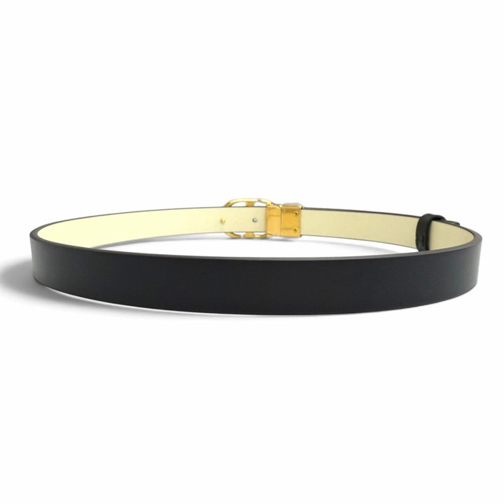 Pristine DIOR belt 30 MONTAIGNE 30 Montagne black leather Women