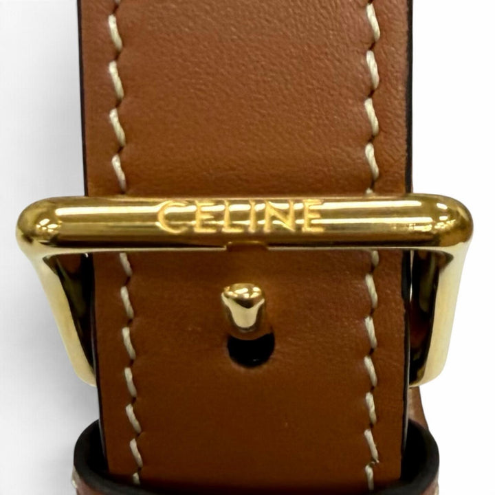 Excellent CELINE Shoulder Bag Eloise Cuir Triomphe Leather PVC Women