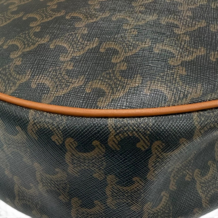 Excellent CELINE Shoulder Bag Eloise Cuir Triomphe Leather PVC Women