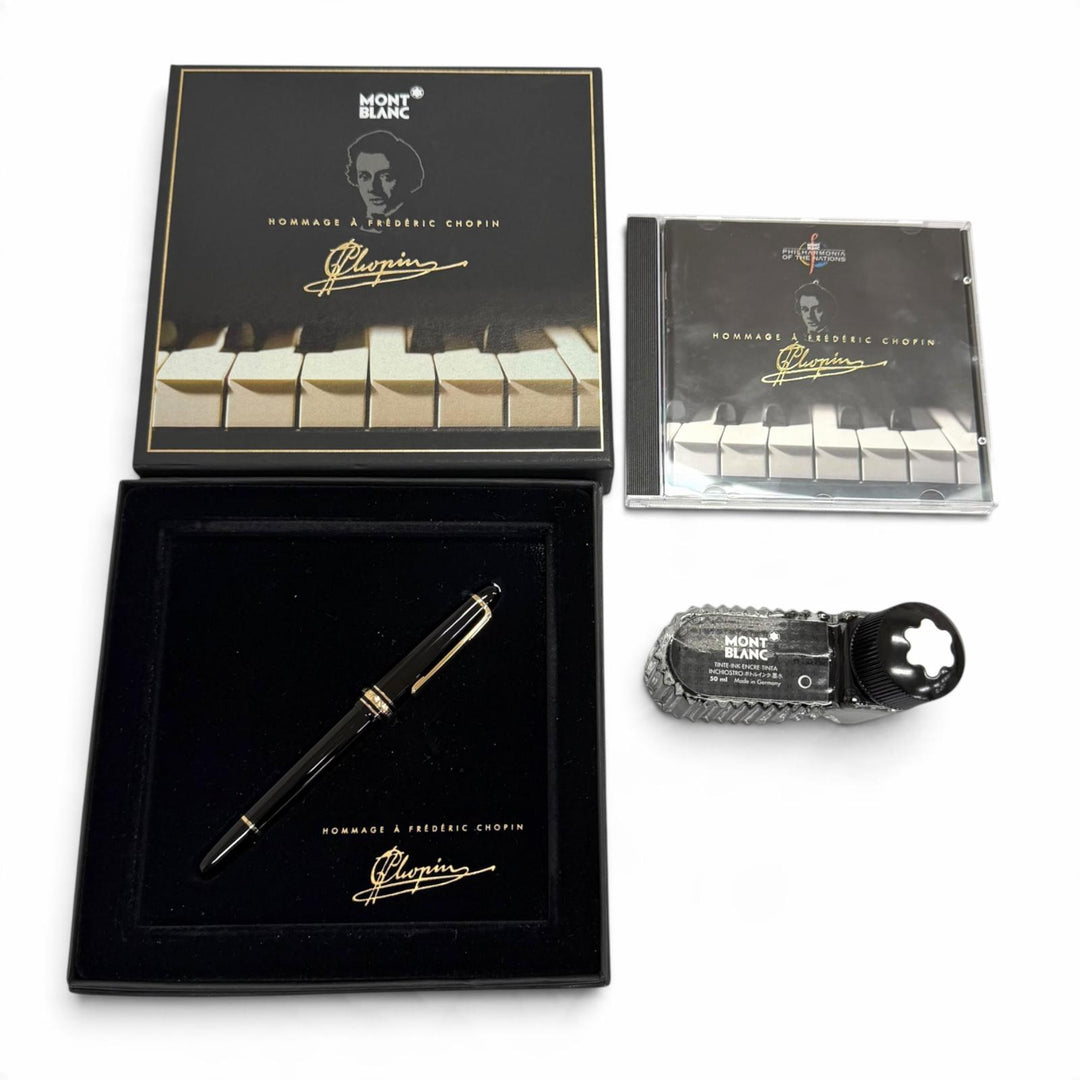 Excellent MONTBLANC fountain pen Meisterstück Classic Chopin Pix145