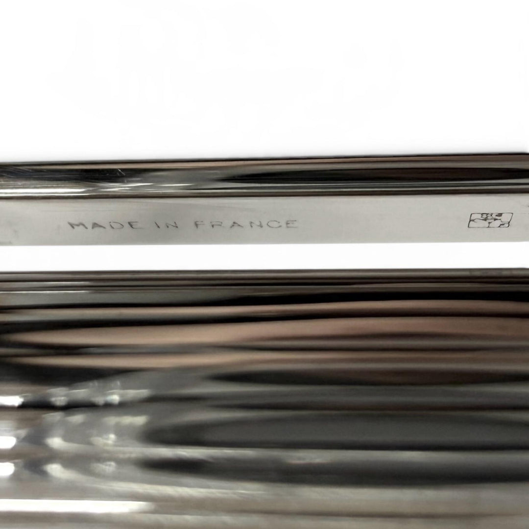 Excellent Cartier Ballpoint pen Must de Cartier Striped Pattern Silver