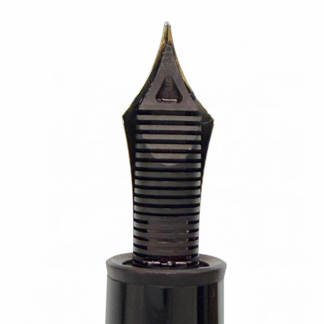 Very Good MONTBLANC fountain pen Meisterstück 149 white star black 14K mens