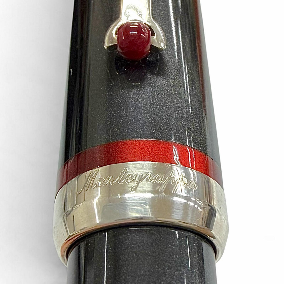 Very Good Montegrappa Ballpoint pen Twist type gray 925 mens