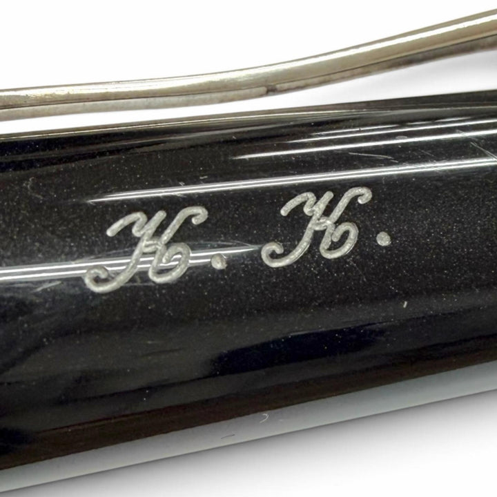 Very Good Montegrappa Ballpoint pen Twist type gray 925 mens