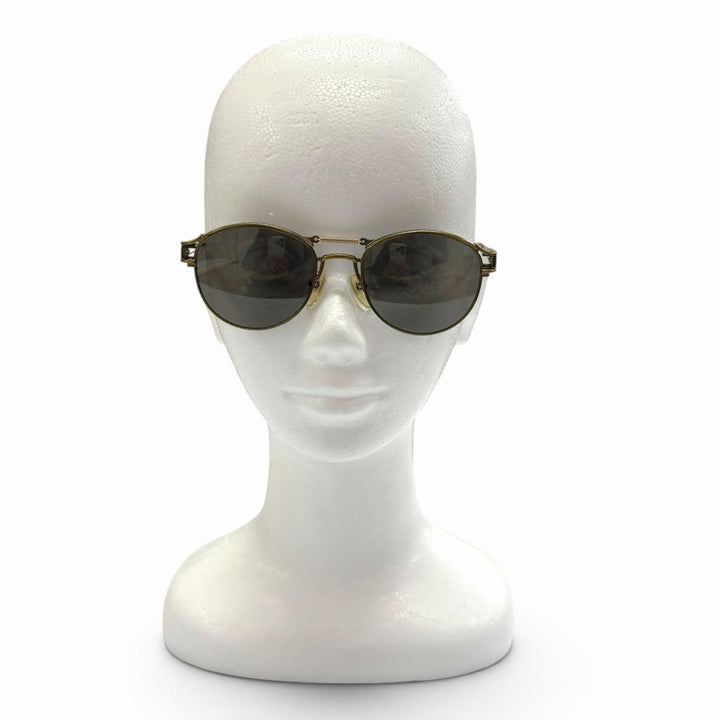 Excellent JEAN-PAUL GAULTIER sunglasses Logo frame spring temple eyewear 56-5107