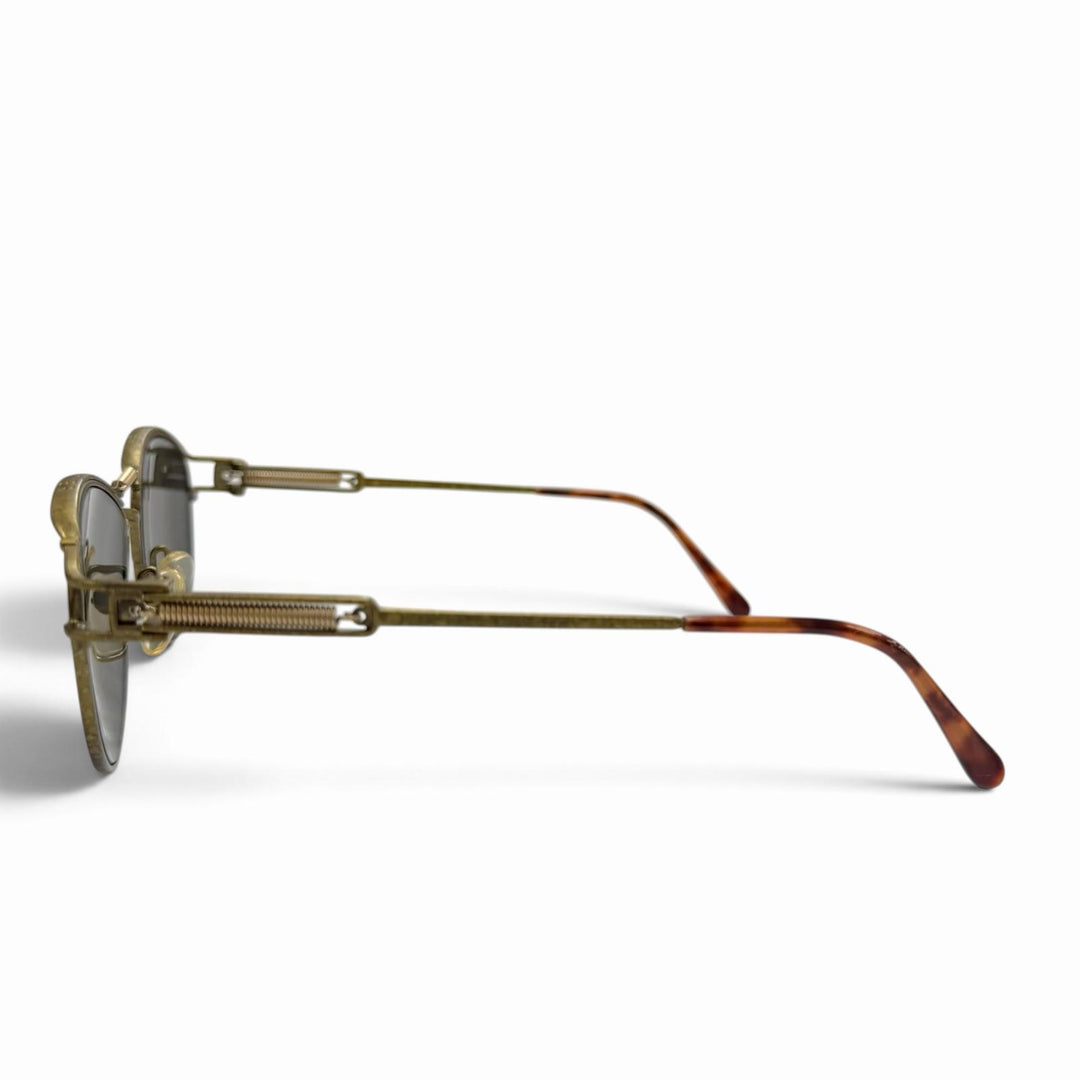 Excellent JEAN-PAUL GAULTIER sunglasses Logo frame spring temple eyewear 56-5107