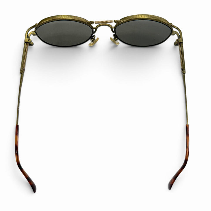 Excellent JEAN-PAUL GAULTIER sunglasses Logo frame spring temple eyewear 56-5107