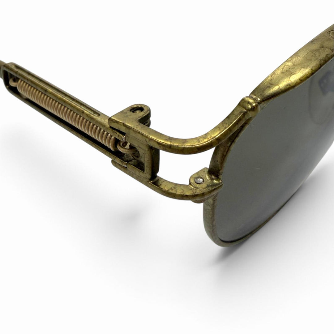 Excellent JEAN-PAUL GAULTIER sunglasses Logo frame spring temple eyewear 56-5107
