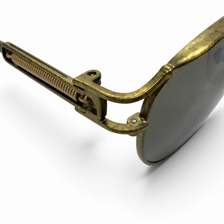 Excellent JEAN-PAUL GAULTIER sunglasses Logo frame spring temple eyewear 56-5107