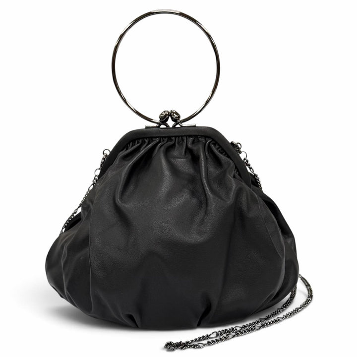 Excellent discord Yohji Yamamoto Shoulder Bag Clasp drape pouch Drape coin purse