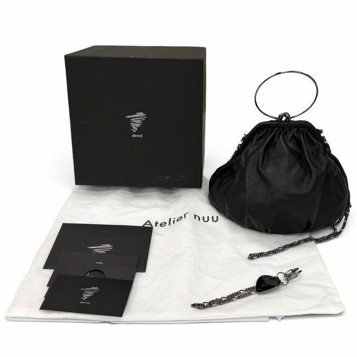 Excellent discord Yohji Yamamoto Shoulder Bag Clasp drape pouch Drape coin purse