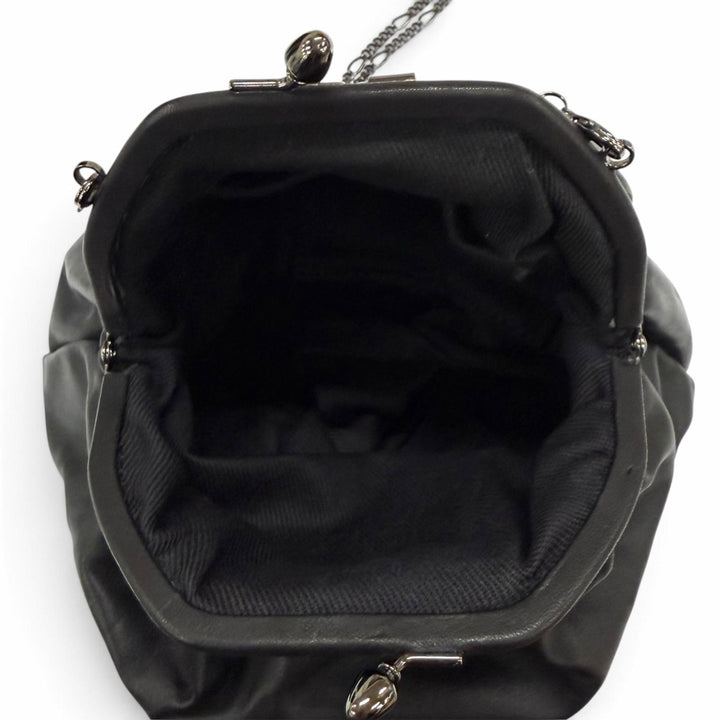 Excellent discord Yohji Yamamoto Shoulder Bag Clasp drape pouch Drape coin purse