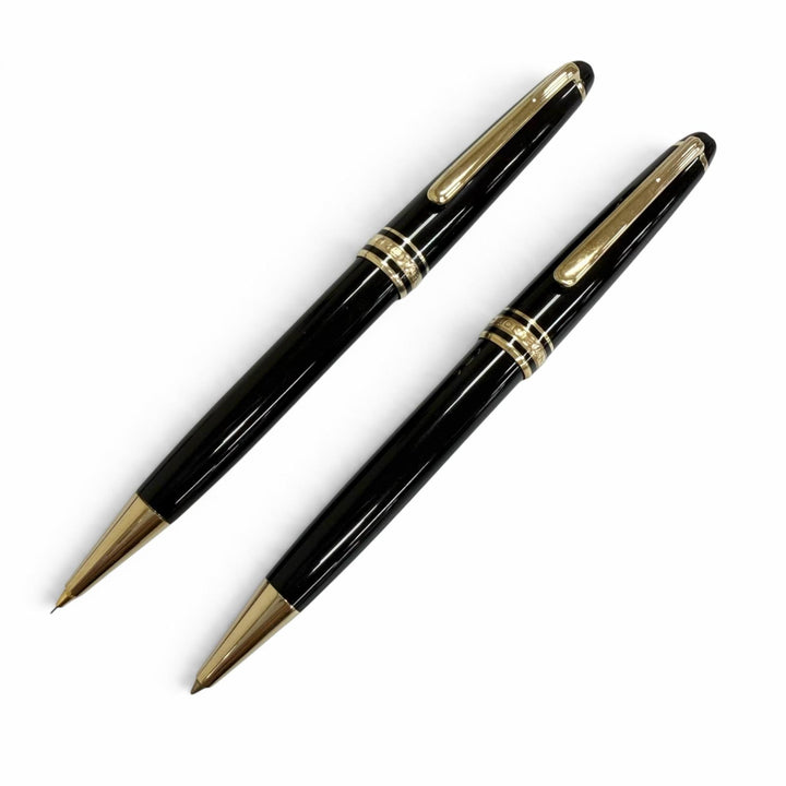 Great MONTBLANC Ballpoint pen Meisterstück Classic Set of two mechanical