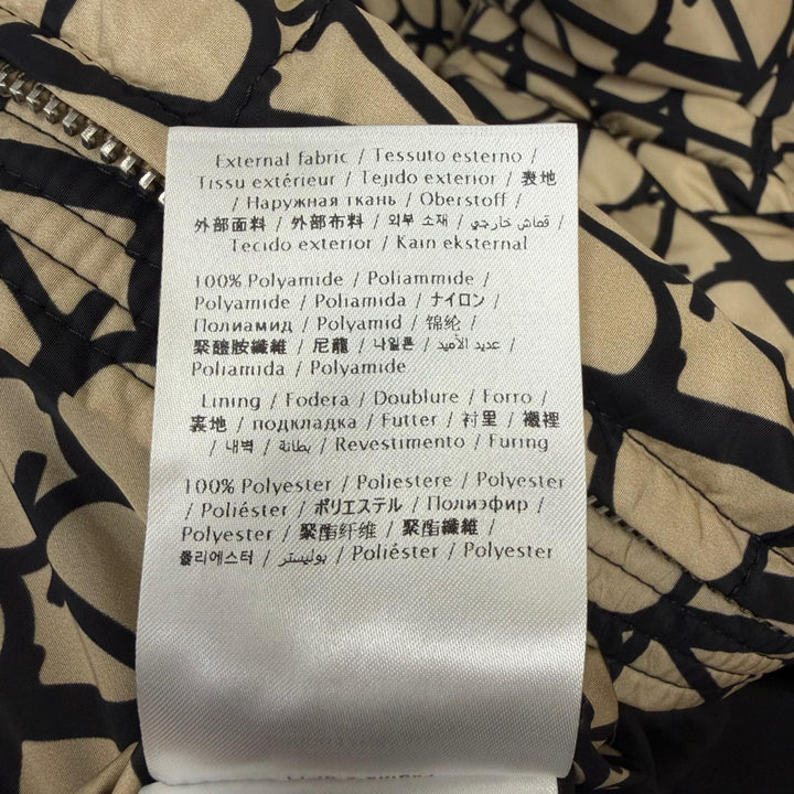 Excellent VALENTINO Down jacket Iconograph Hooded beige