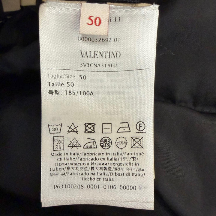 Excellent VALENTINO Down jacket Iconograph Hooded beige