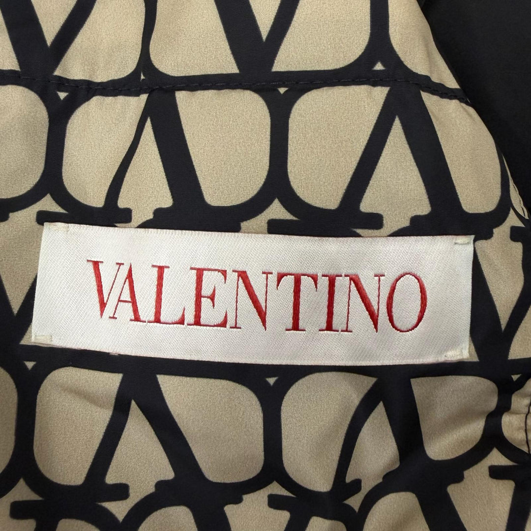 Excellent VALENTINO Down jacket Iconograph Hooded beige