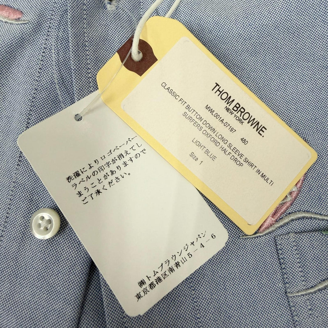 Pristine THOM BROWNE Long sleeve shirt Button-down shirt