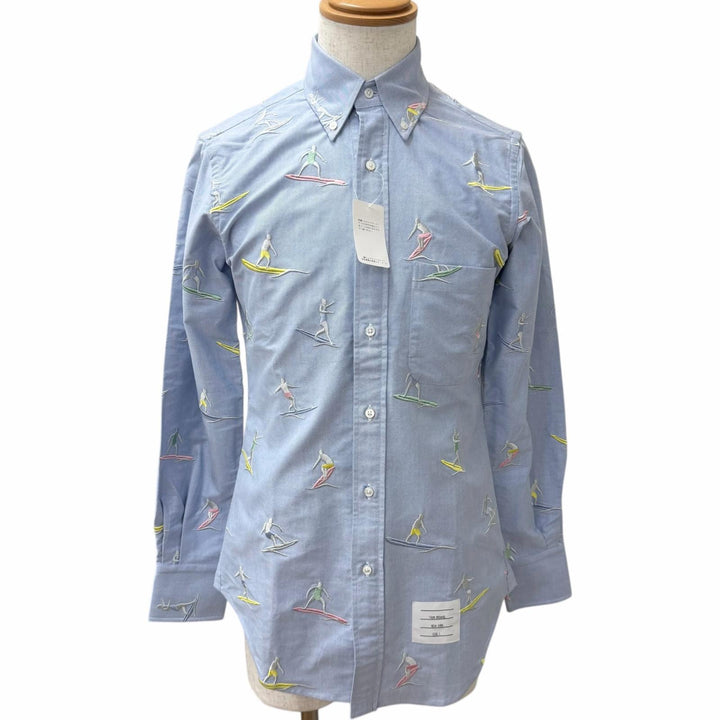 Pristine THOM BROWNE Long sleeve shirt Button-down shirt