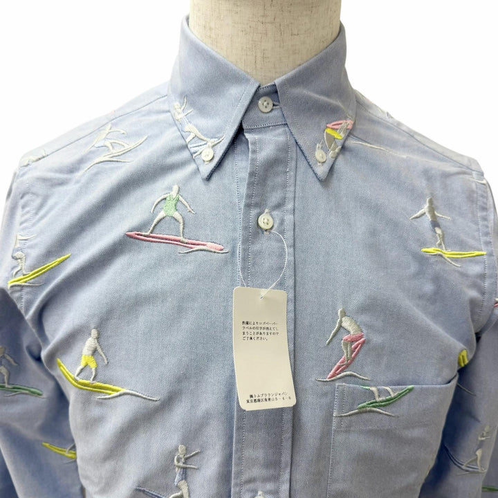 Pristine THOM BROWNE Long sleeve shirt Button-down shirt