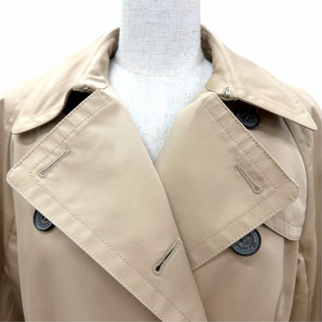 Excellent Aquascutum LONDON trench coat Logo buttons, wool lining included. 10