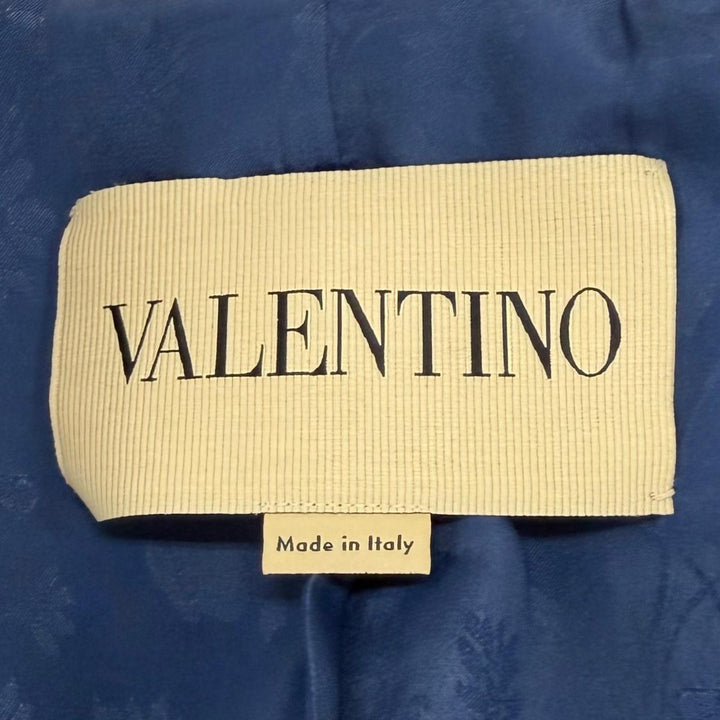 Excellent VALENTINO Jacket V-logo button tweed boucle Virgin wool 38 7B3CE4H09E4